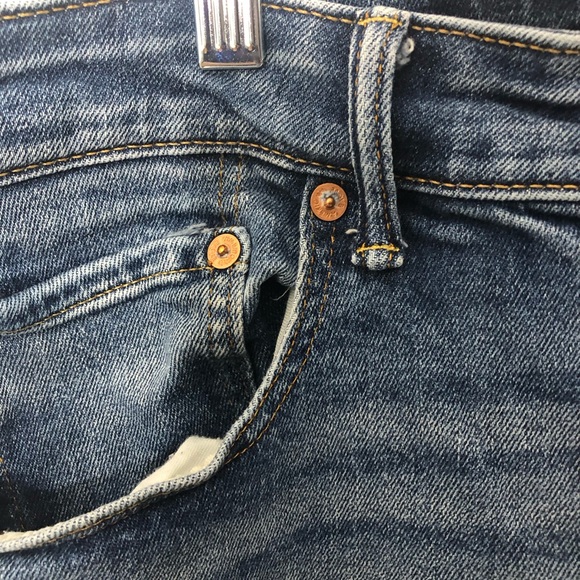 American Eagle Airflex Original Straight Blue Jeans 36x34 - Picture 3 of 8